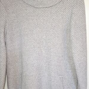 Duluth Trading Co Women's Gray Cowl Neck Sweater